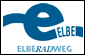 Der Elberadweg fhrt direkt durch Buch